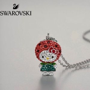 Swarovski Hello Kitty Watermelon Pendant necklace